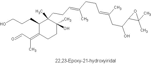 22,23-Epoxy-21-hydroxyiridal